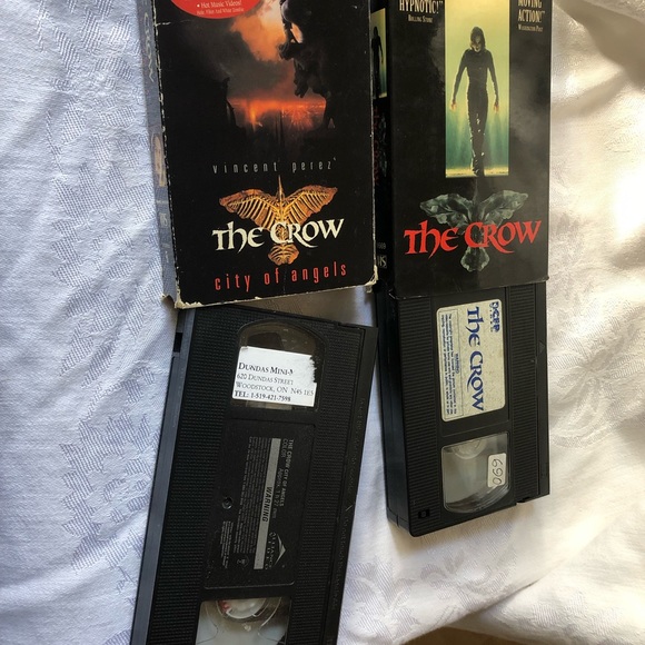 The Crow 1993 & 2 City Of Angels 1996 VHS Video 1993 Brandon Lee  Miramax - Picture 8 of 15